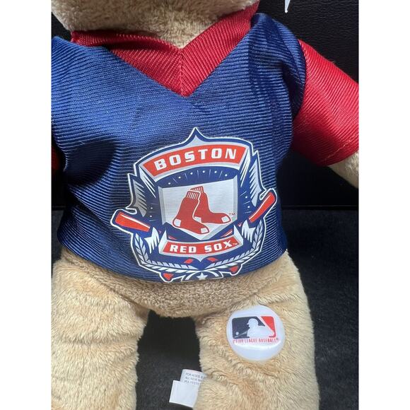 Boston Red Sox Stuffed Plush Teddy Bear 2010 MLB Good Stuff Brand 13" Tall - Picture 3 of 8